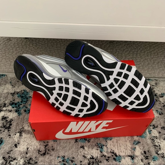 Nike Air Max 97 - Metallic Silver & Violet - Picture 9 of 11